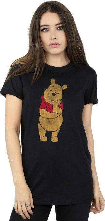 Actual product image Winnie the Pooh Womens/Ladies Cotton Boyfriend T-Shirt (L)