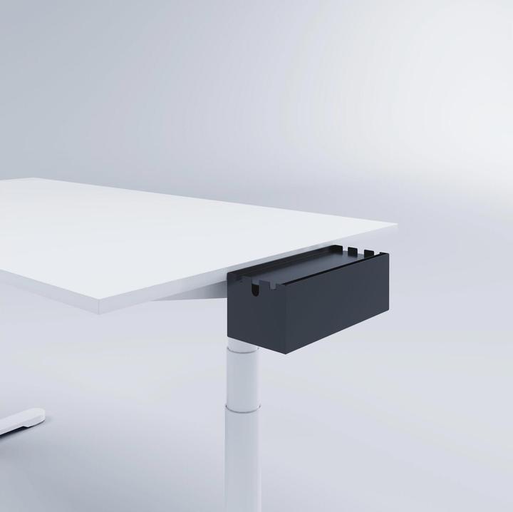 Productafbeelding Actiforce Multibox S incl. montageset voor tafelblad, zwart (13,5 x 14,5 x 37,5 cm)