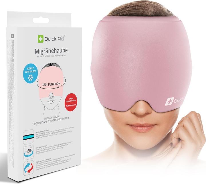 Produktbild Quick Aid Kopfschmerz- und Migränehaube rosa (1 x)