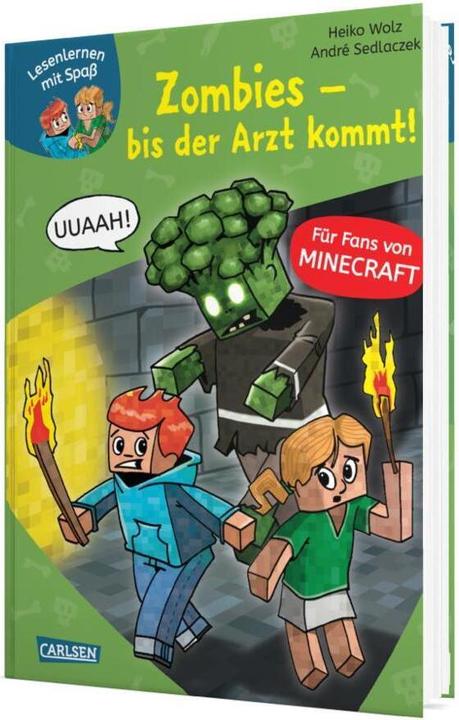 Produktbild Lesenlernen mit Spass - Minecraft Band 1: Zombies, bis der Arzt kommt (Deutsch, André Sedlaczek, Heiko Wolz, 2020)