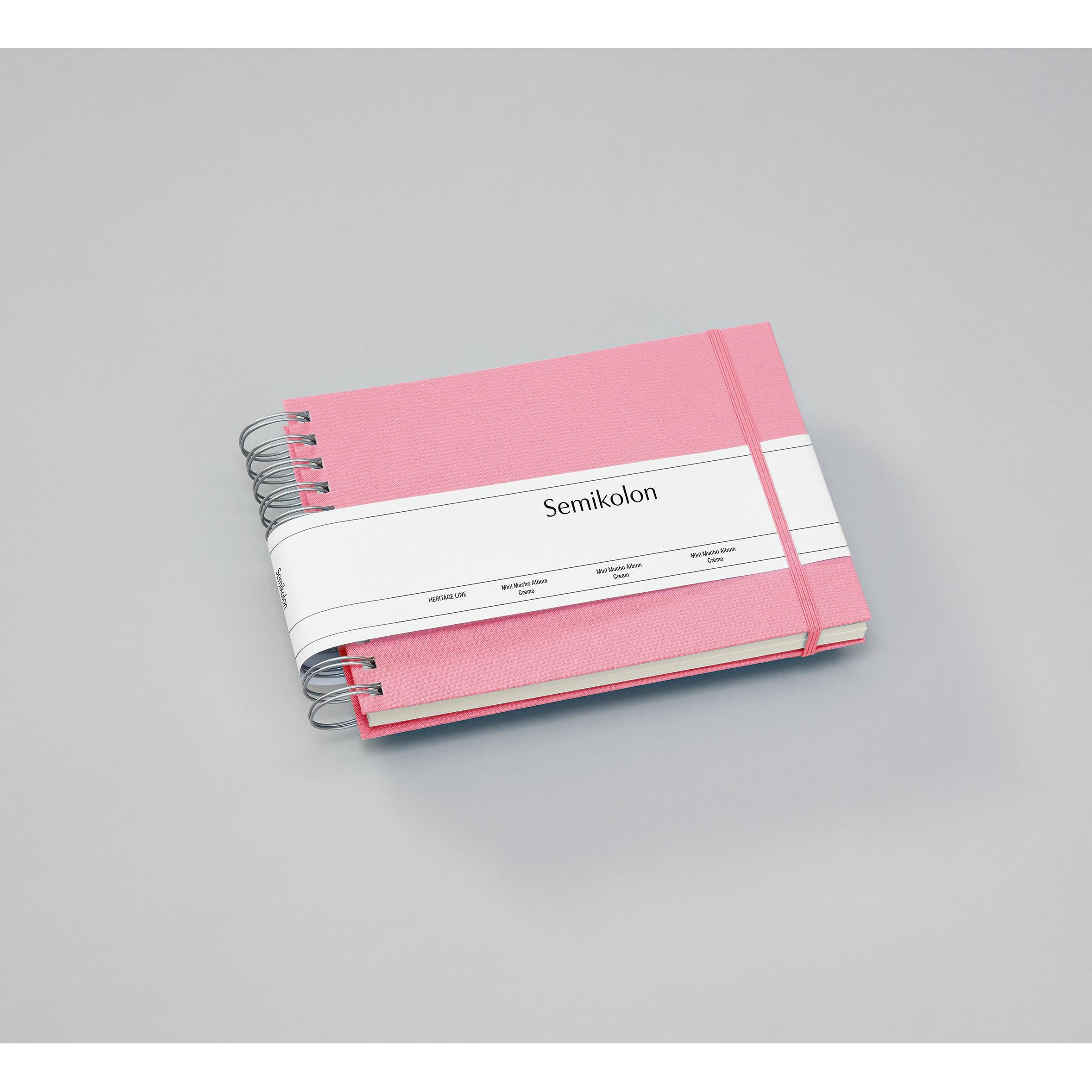 Thumbnail - Semikolon, Fotoalbum, Fotoalbum Mini Mucho Rosa. Cremefarbige Seiten (9 x 13 cm)
