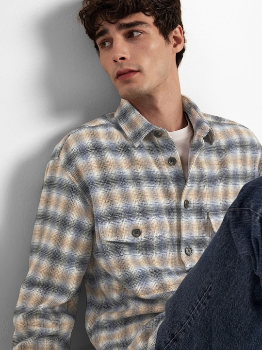 Produktbild Selected Homme Slhmason-Bax Check Overshirt Ls W (L)
