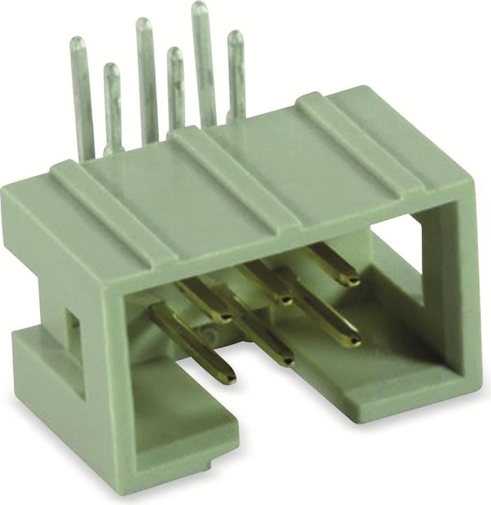 Harting Wannenstiftleiste gewinkelt ohne Verriegelung, 09 18 510 6323, Kontakte 10