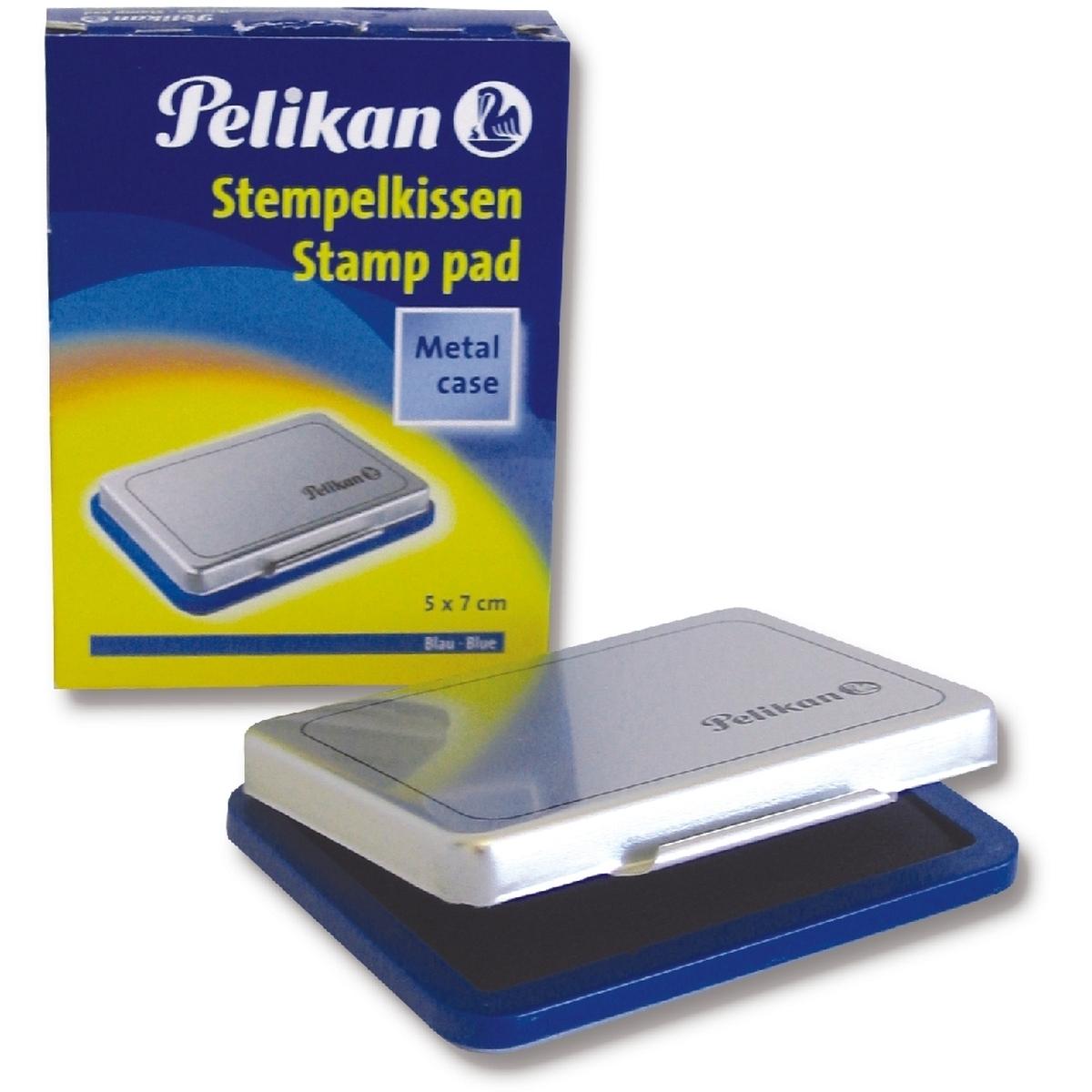 Pelikan, Stempel, Metall-Stempelkissen blau