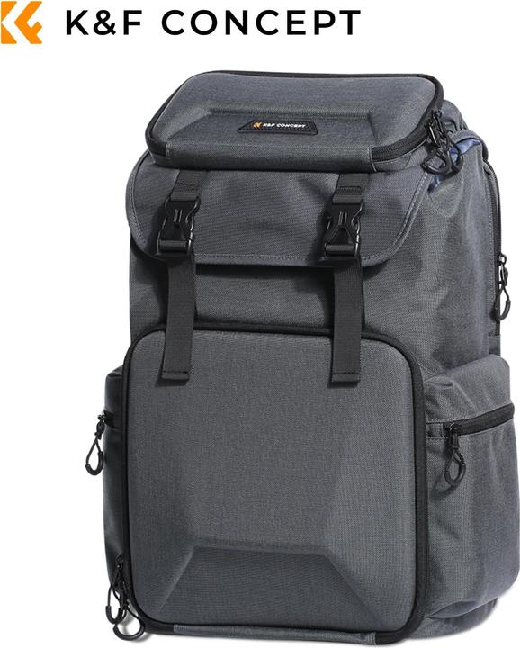 K&F Concept Backpack 25L Nature Wander 03 (Gray) (Kamera Schultertasche, 25 l)