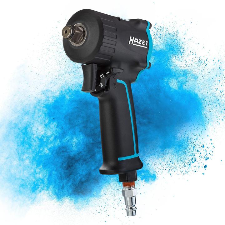 Actual product image HAZET Impact wrench ∙ extra short 9012M ∙ Maximum loosening torque: 1100 Nm ∙ Square, solid 12.5 mm… (Impact wrench)
