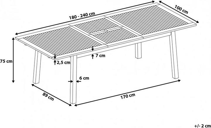 Image du produit Beliani Cesana (180 x 100 x 75 cm)