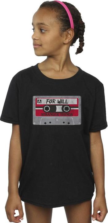 Immagine prodotto Netflix Stranger Things Cassette For Will Maglietta Ragazze (140, 146)