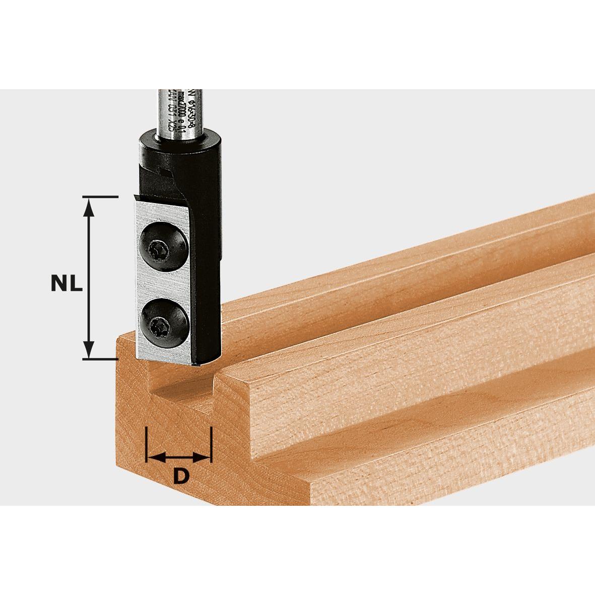 Festool, Fräser, Nutfräser-Wendeplatten HW S8 D12/30 WP Z1
