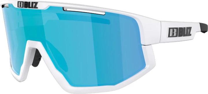 Actual product image Bliz Fusion Small (matt white, Brown w Blue multi)