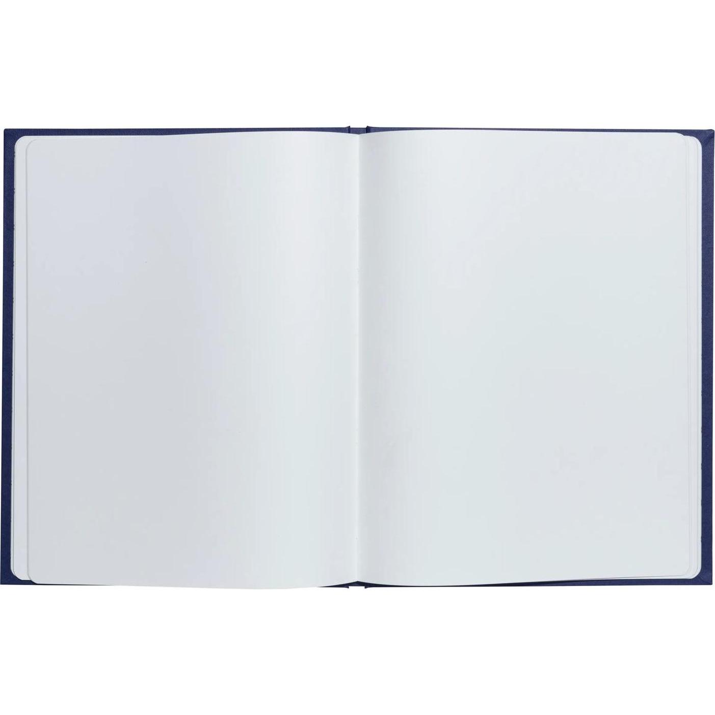 Thumbnail - Exacompta, Fotoalbum, Gästebuch 50 Blatt blanko, Silberschnitt, 27x22 cm, Japan