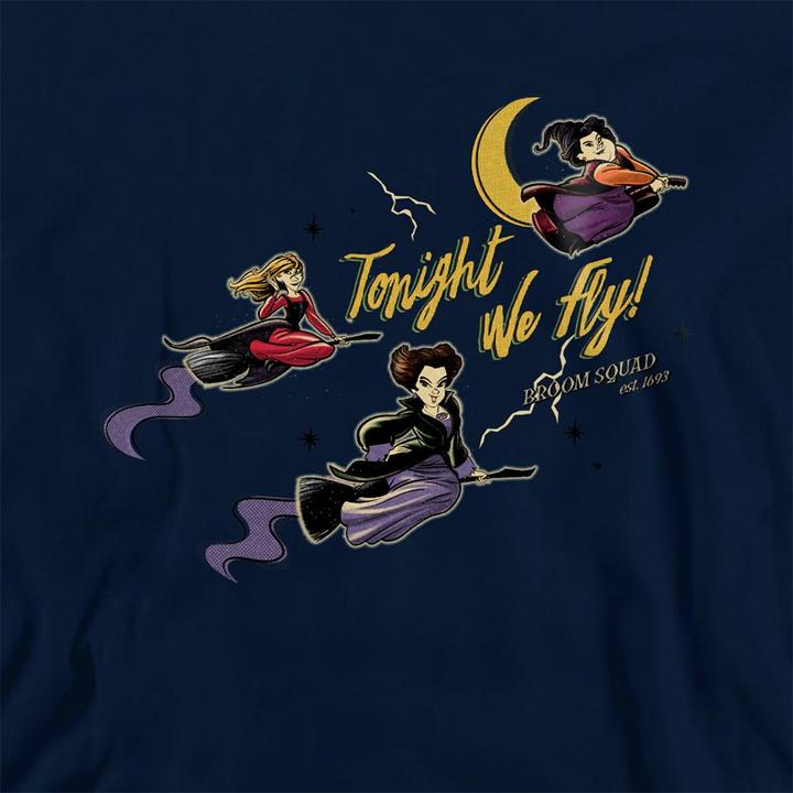 Produktbild Hocus Pocus Tonight We Fly Kapuzenpullover (128)