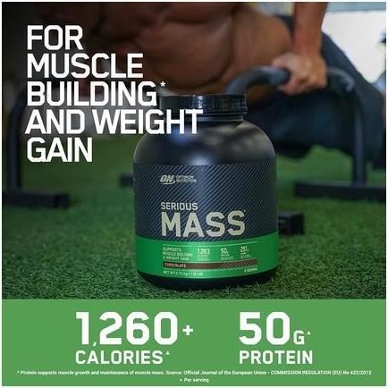 Actual product image Optimum Nutrition Serious Mass (Chocolate, 1 pcs., 5450 g)