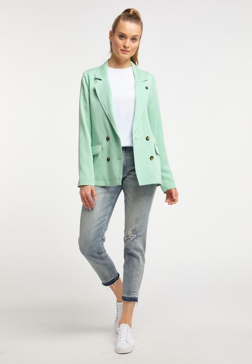 Productafbeelding Dreimaster Vintage Damesblazer mit Knopfreihen, fluweelzachte handgreep, ankermotief (L)