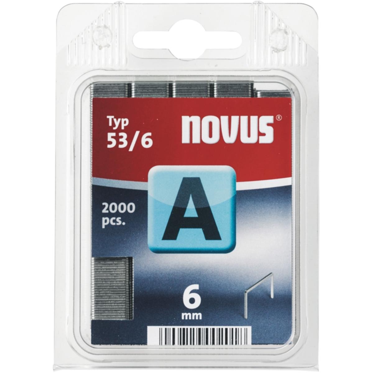 Novus, Tackerklammern + Tackernägel, Feindrahtklammern
