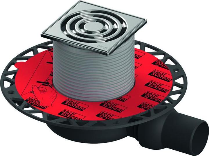 Produktbild TECE Tecedrainpoint S Drain Set112 Supe Flat (100 mm)