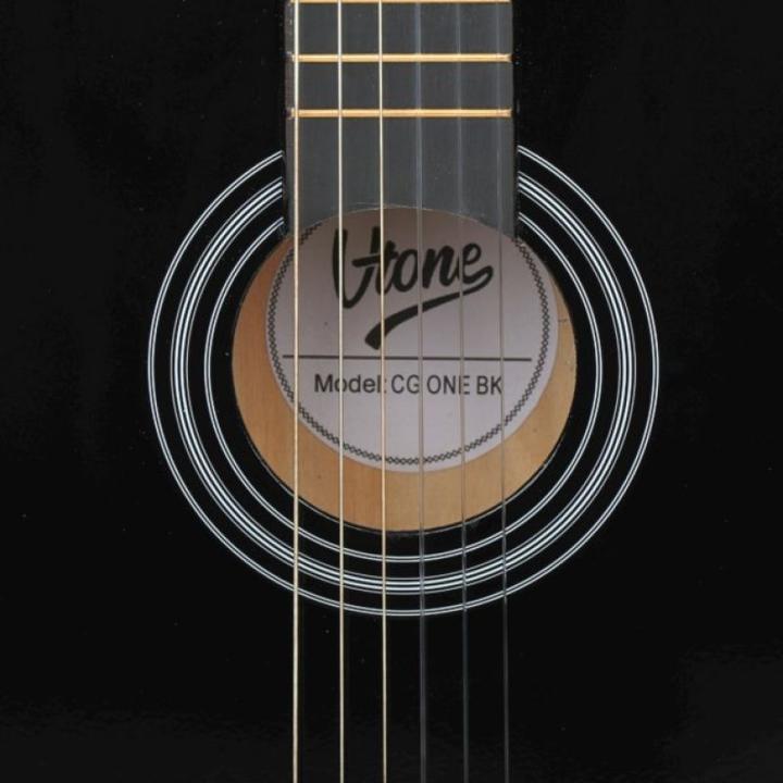 Actual product image V-tone BCG BK - Gitara klasyczna 4/4 czarna do nauki (Lime wood, Nylon, Okoume, Plastic)