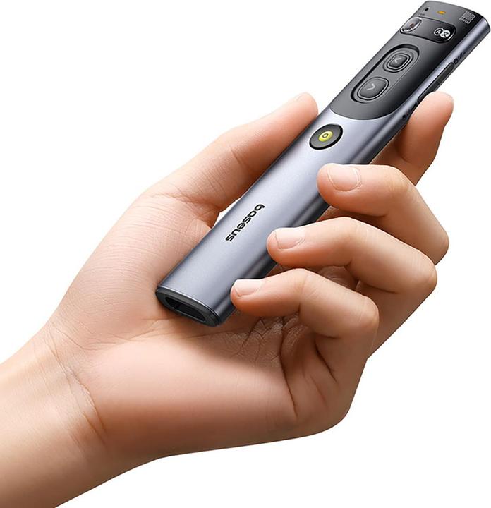 Image du produit Baseus Pointeur laser Orange Dot avec IA et traduction automatique - Gris (avec batterie)