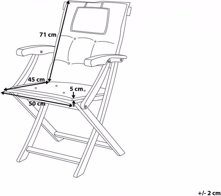 Actual product image Beliani Toscana (50 x 50 x 71 cm)