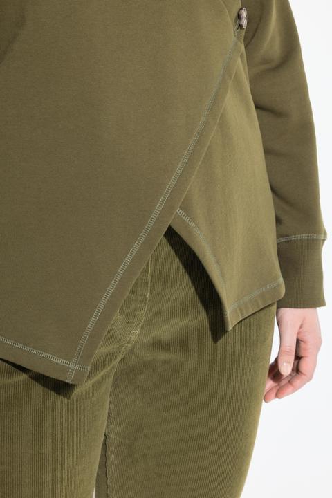Produktbild Ulla Popken Sweatjacke, V-Ausschnitt, Langarm (46, 48)