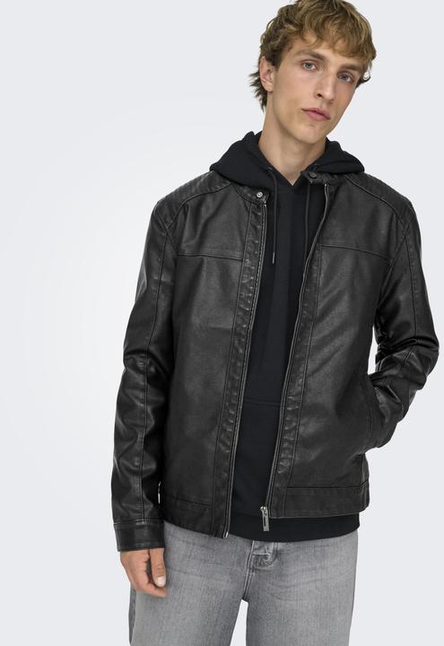 Immagine prodotto Only & Sons Giacca in ecopelle (S)