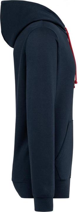 Produktbild Kariban Sweatshirt mit gemusterter, kontrastierender Kapuze (M)