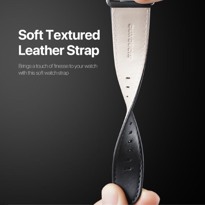 Actual product image Dux Ducis YS Series Genuine Leather Bracelet (Genuine leather, Apple Watch Ultra, Apple Watch Series 2, Apple Watch Series 3, Apple Watch Series 1, Apple Watch Series 4, Apple Watch Series 5, Apple Watch Series 6, Apple Watch Series 7, Apple Watch Series 8, Apple Watch Series 9, Apple Watch SE, Apple Watch Ultra 2)