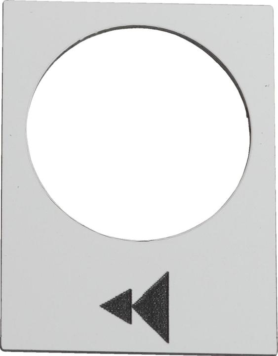 Produktbild Schneider Electric Beschriftungsplatte ZB2BY4903