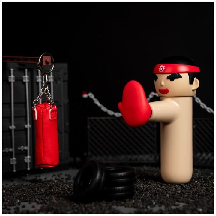 Actual product image 4smarts Mini massage gun ACECOOL KungFu Boxer beige (3 Steps)