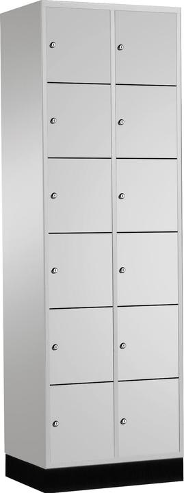 C+P INTRO steel locker, compartment height 285 mm (62 x 50 x 195 cm)