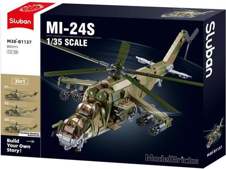 Image du produit Sluban Hélicoptère MI-24S Gunship
