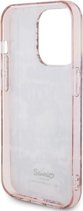 Produktbild Hello Kitty HKHCP15LHDGPTP iPhone 15 Pro 6.1" różowy/pink hardcase IML Tags Graffiti (Apple iPhone 15 Pro)