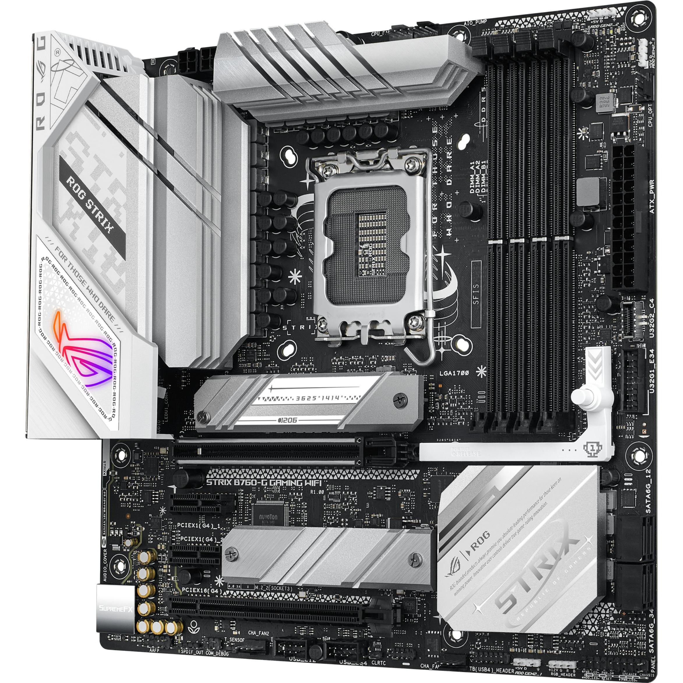 ASUS ROG STRIX B760-G GAMING WIFI (LGA 1700, Intel B760, mATX), Mainboard