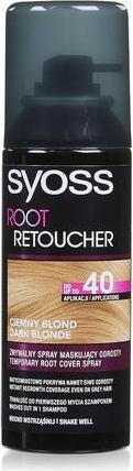 Productafbeelding Syoss Root Retoucher spray haarverf Donker Blond 120ml (Donkerblond)