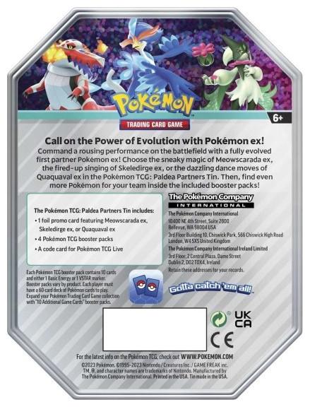 Image du produit Pokémon TCG Tin Fall EX *ANGLAIS* (Anglais, Tin)