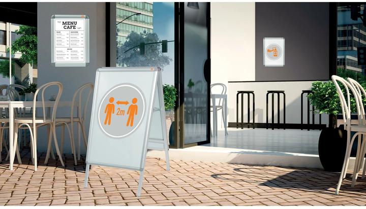 Actual product image Nobo Poster stand, weatherproof (A0)