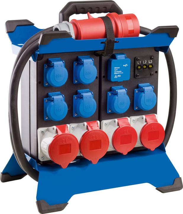 As - Schwabe Mobiler CEE Stromverteiler (12x, CEE 32/5)