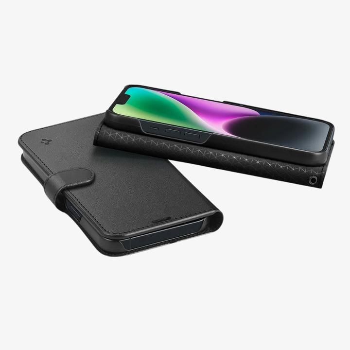 Actual product image Spigen Wallet S Iphone 14 Black (Apple iPhone 14)