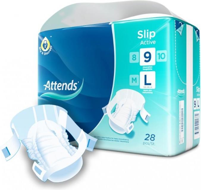 Produktbild Attends Slip 9 Active large (28 x, Large)