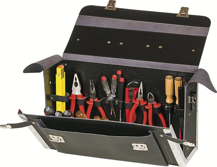 Produktbild Forum Professional Solutions Werkzeugtasche Rindleder, leer, 420 x 150 x 250 mm