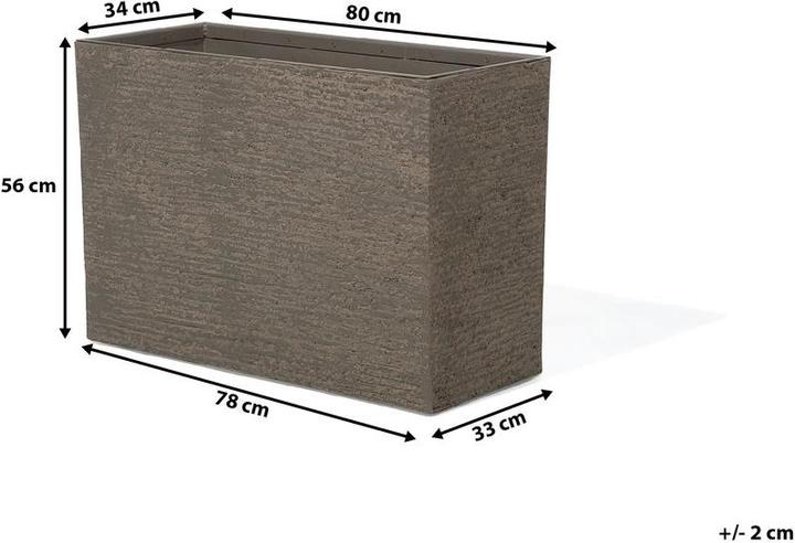 Produktbild Beliani Edessa (34 x 80 x 56 cm)