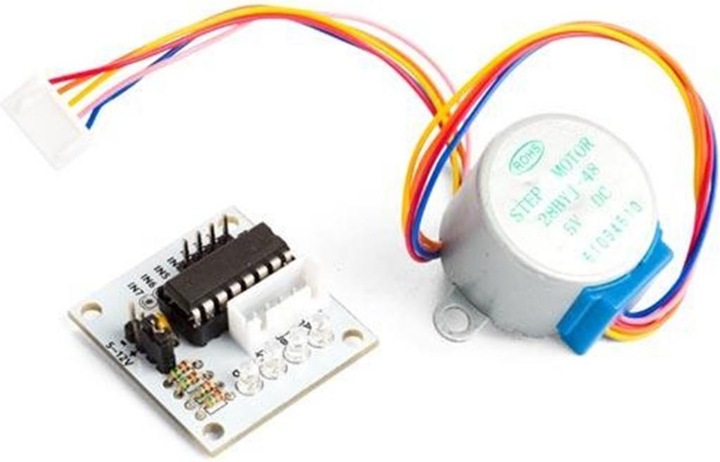 Produktbild Whadda Schrittmotor 5 V DC mit Treiber-Platine