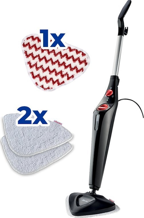 Vileda Stoomreiniger Steam Plus incl. PowerPad (1 bar, 1550 W)