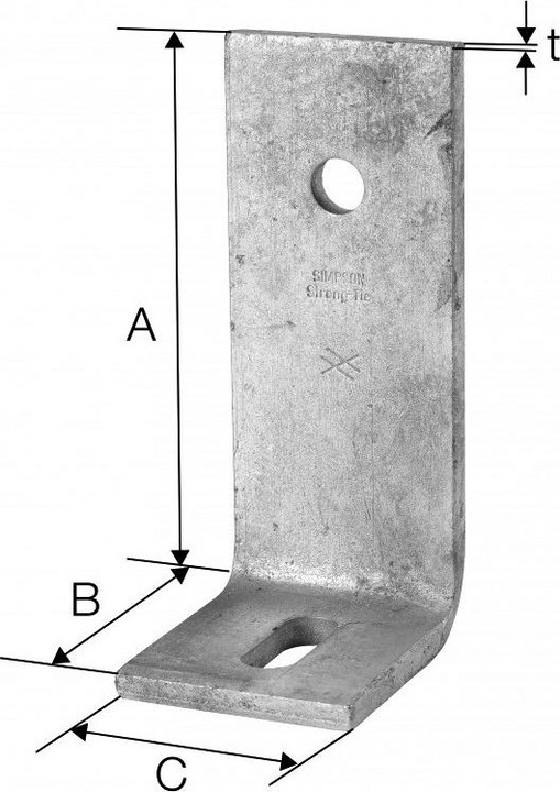 Produktbild Simpson Sst Betonwinkel, Typ P (1 Stk.)