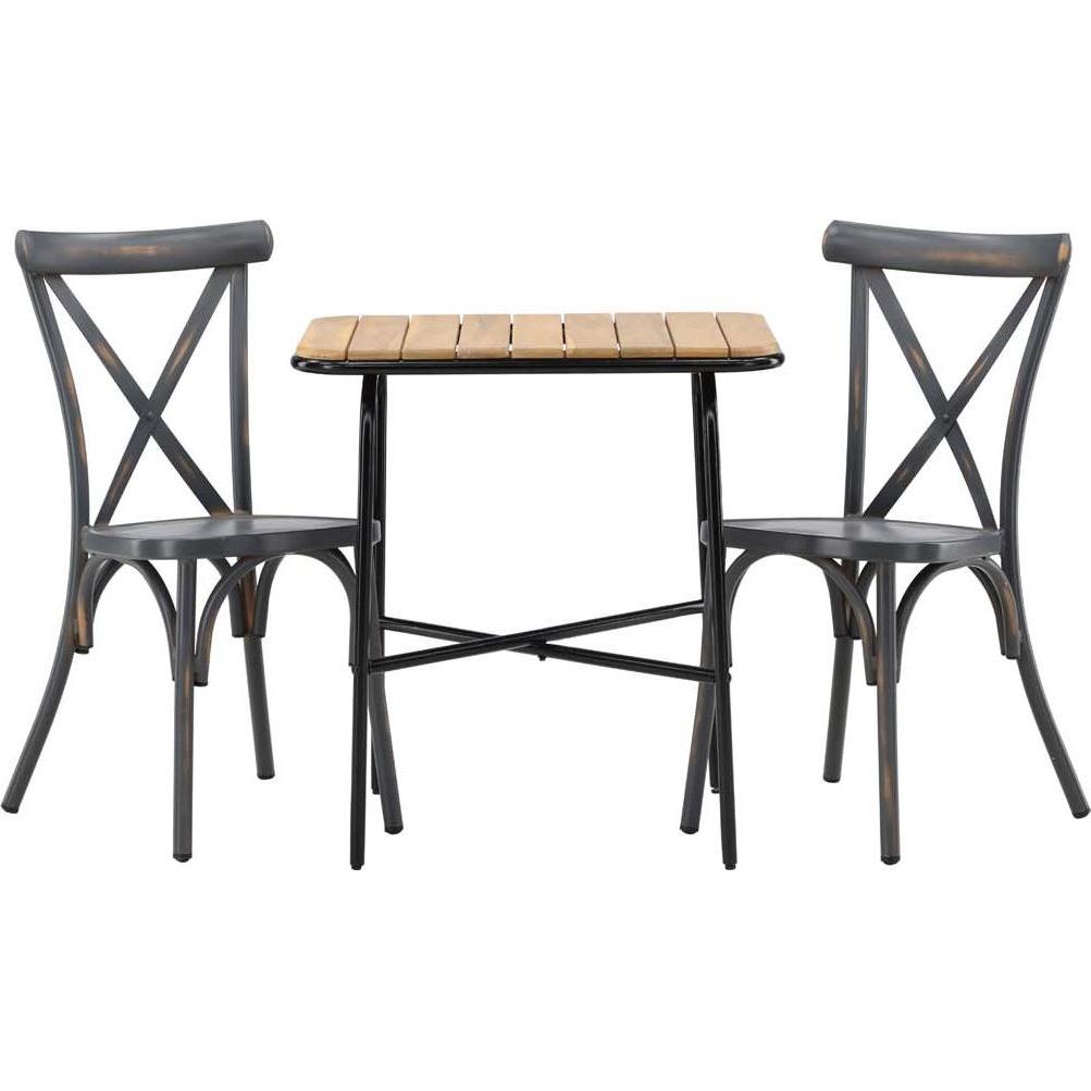 Thumbnail - Ebuy24, Gartentisch + Balkontisch, Gartenset Holmbeck 3-teilig (70 cm)
