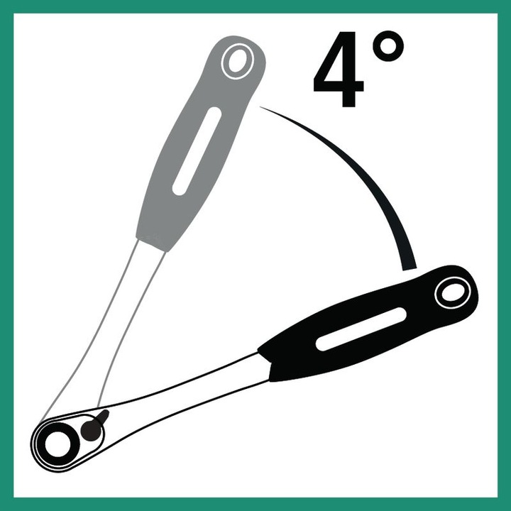 Actual product image HAZET HiPer fine-tooth reversible ratchet for screwdriver bits ∙ fine-tooth 863HPB ∙ Hexagon, hollo…