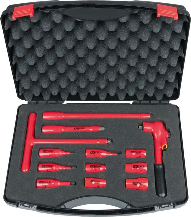 Actual product image KS Tools 3/8 inch socket set with insulated tools, 13 pcs.