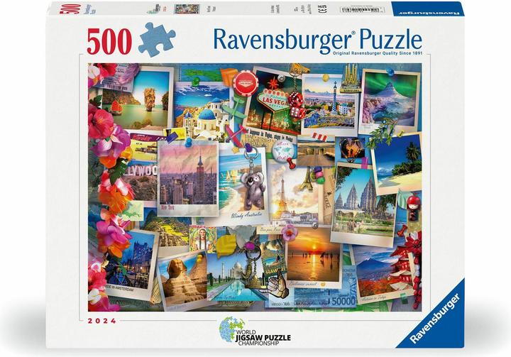 Ravensburger World Travel Pinboard (500 Teile)