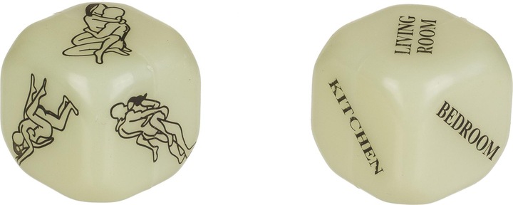 Actual product image Out of the blue Kamasutra Glow in the Dark (Dice games, English)