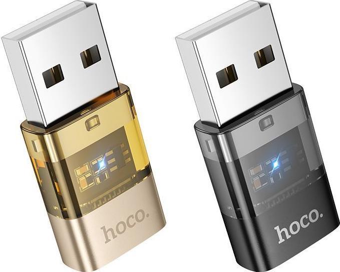 Produktbild Hoco Cable adapter USB A (male) to Type C (female) UA36C gold (USB 2.0)